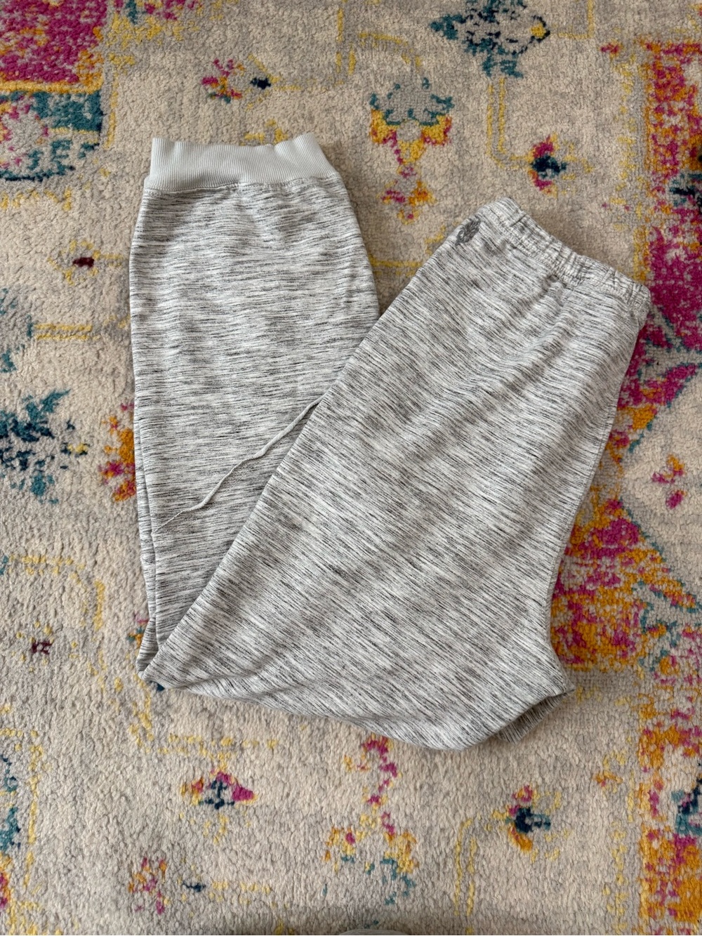 Free People Light Heather Gray Marled Joggers